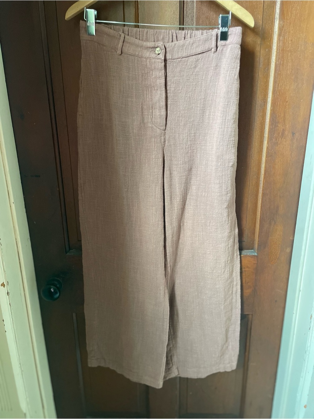 Free People women's medium brown 100% cotton pants